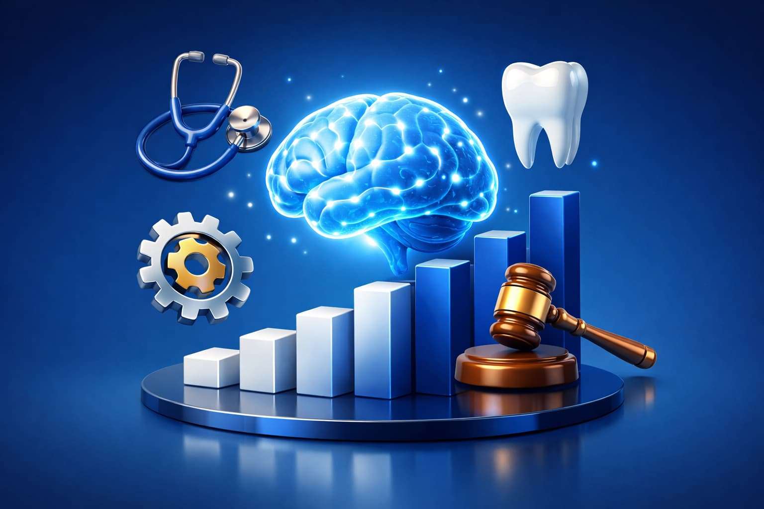Graph showing the average IQ of a dentist, doctor, engineer, and other occupations